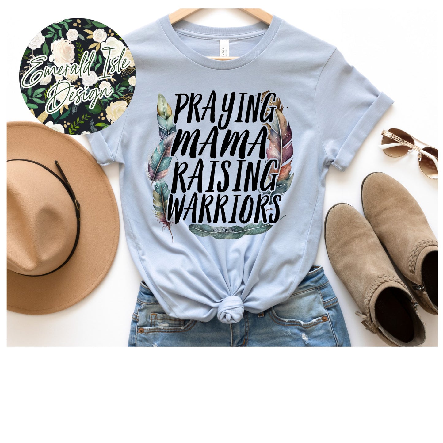 Praying Mama Raising Warriors Design