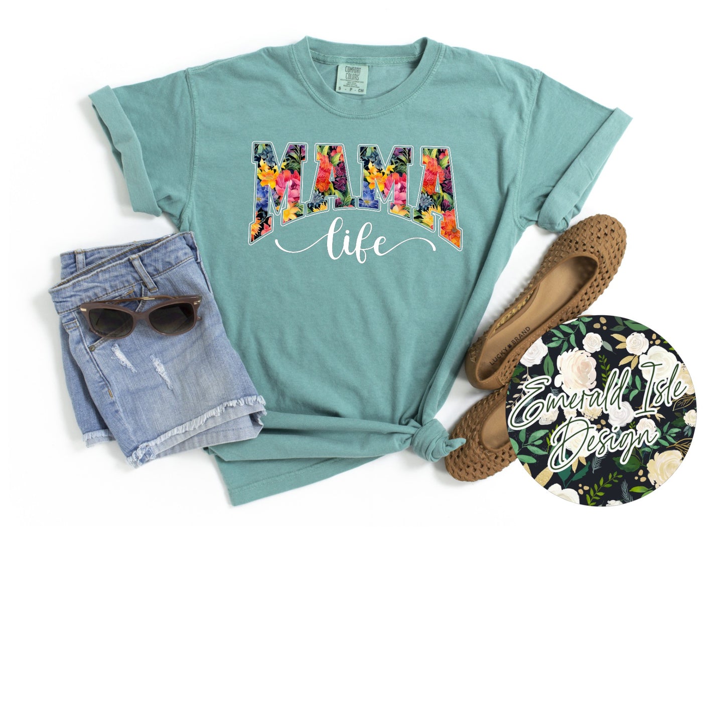 Bold Floral Mama Life Design