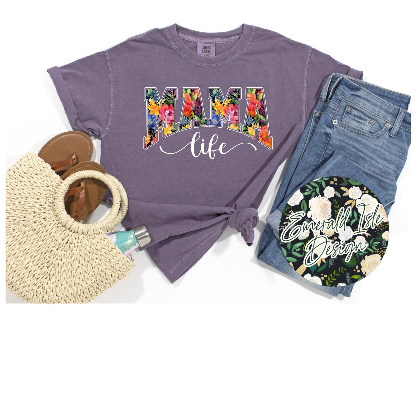 Bold Floral Mama Life Design