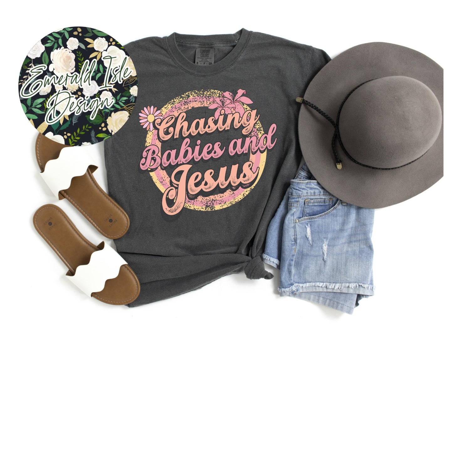 Chasing Babies and Jesus Design