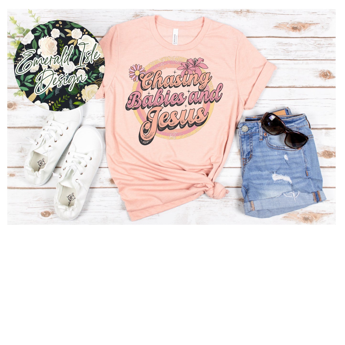 Chasing Babies and Jesus Design