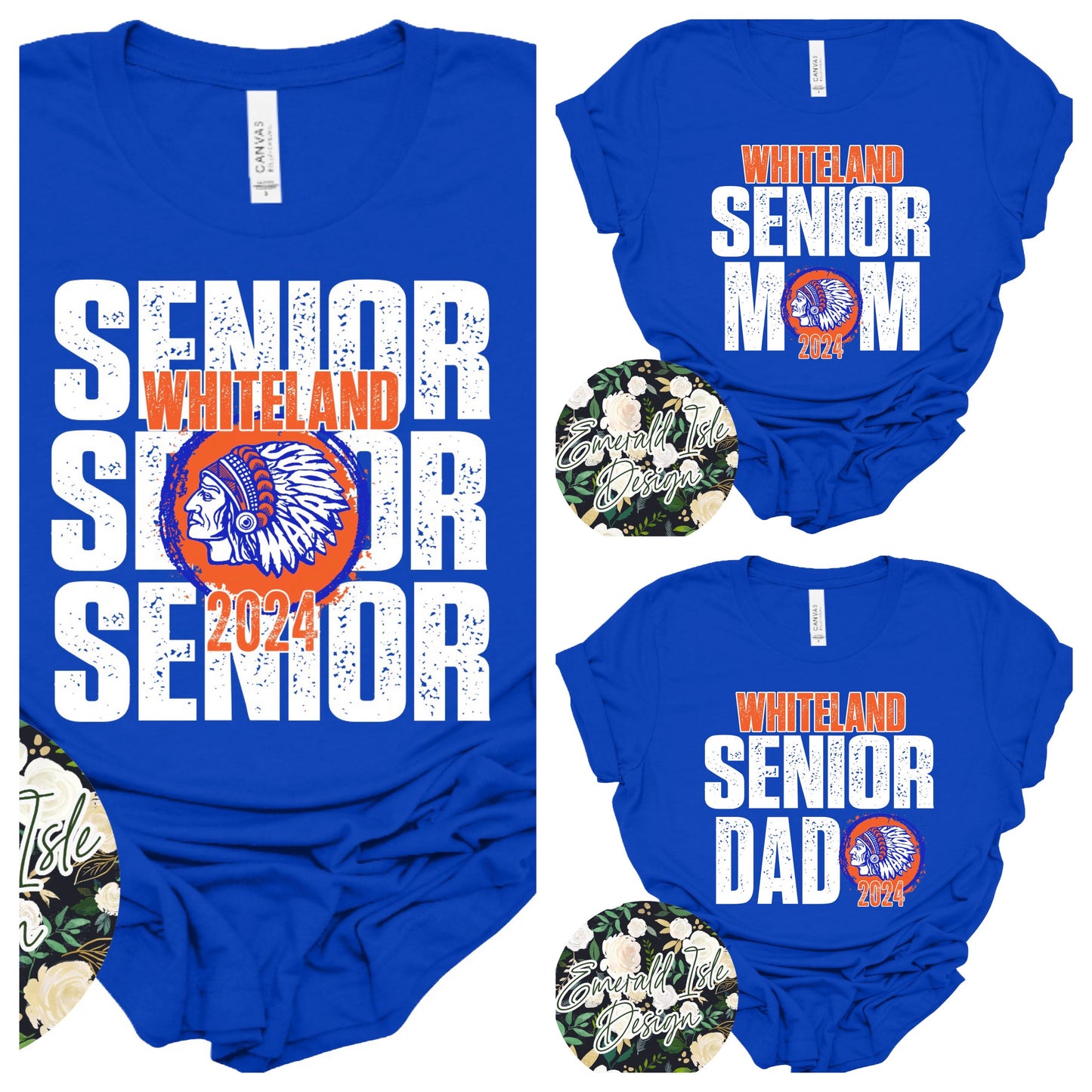 Whiteland Senior, Senior Mom, Senior Dad 2024 Design
