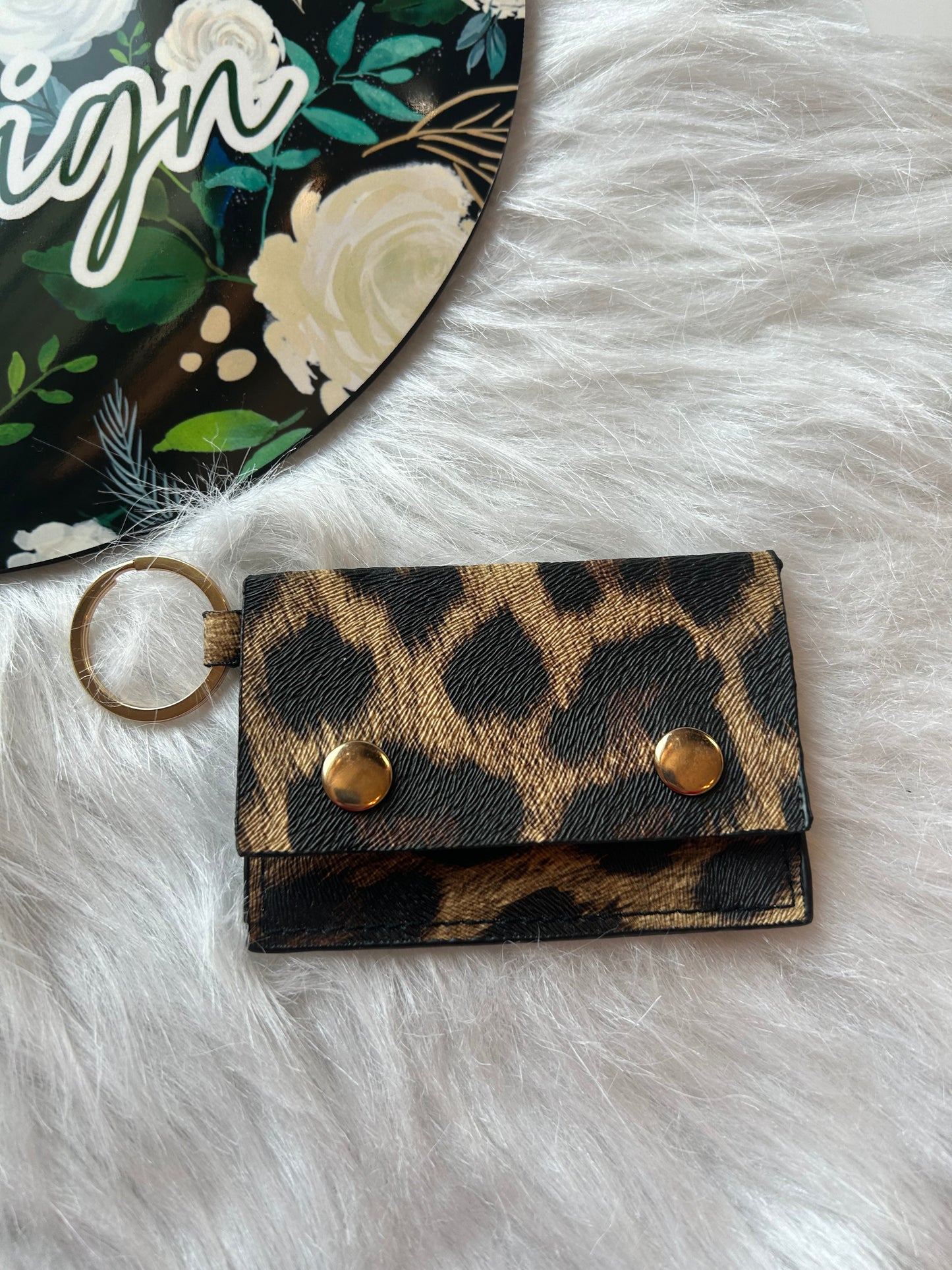 Gold Leopard Coin Purse