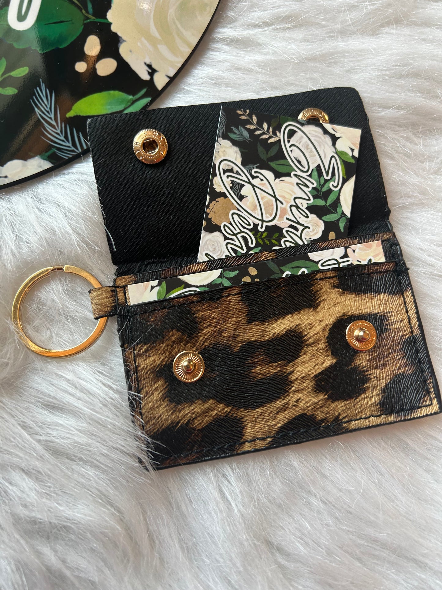 Gold Leopard Coin Purse