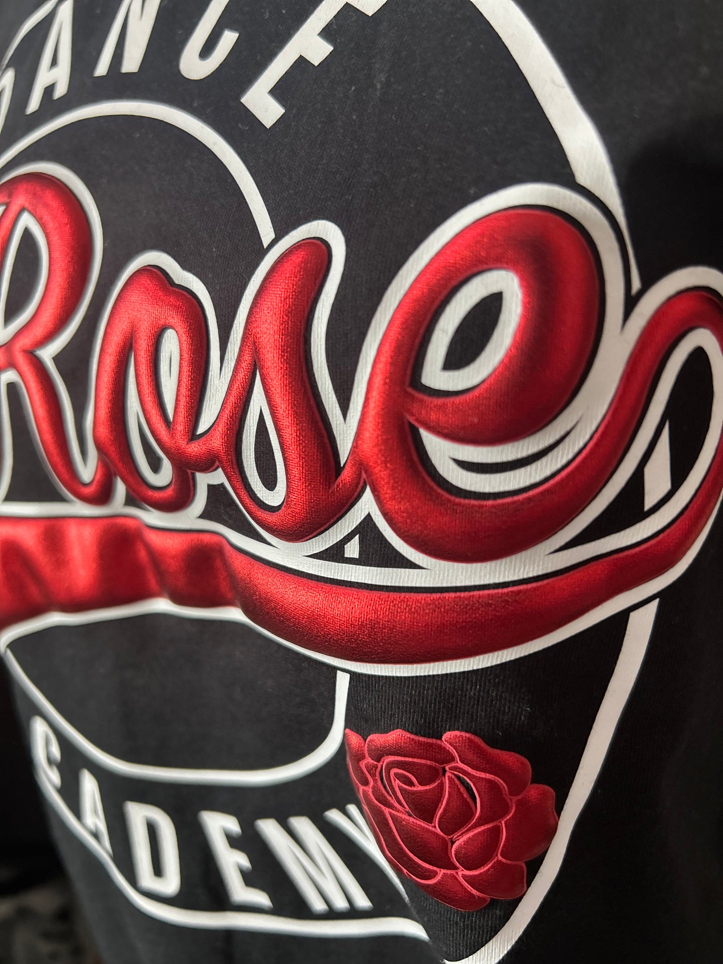 Le Rose Dance Academy Metallic Puff Circle Design