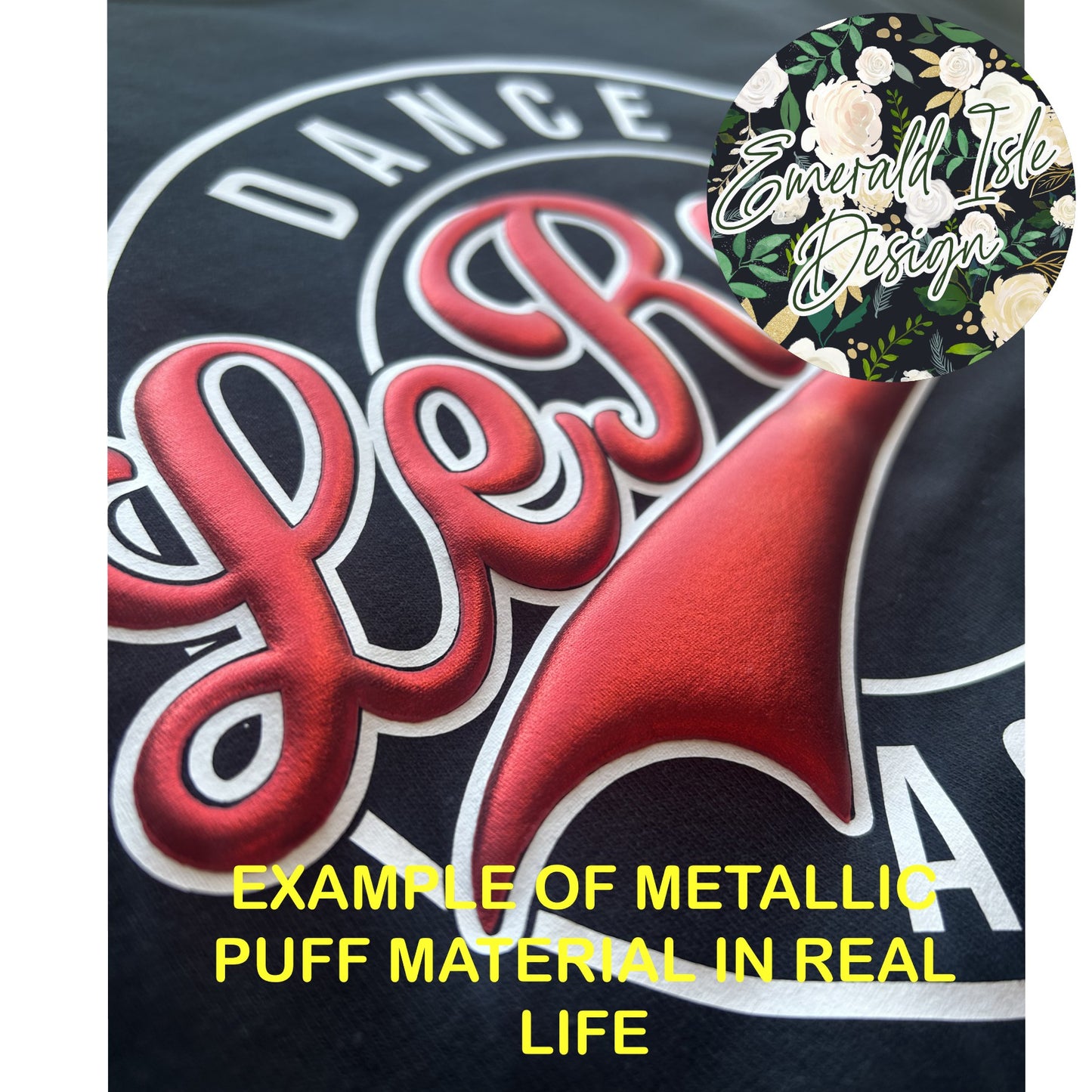 Velocity Baseball Metallic Puff Design