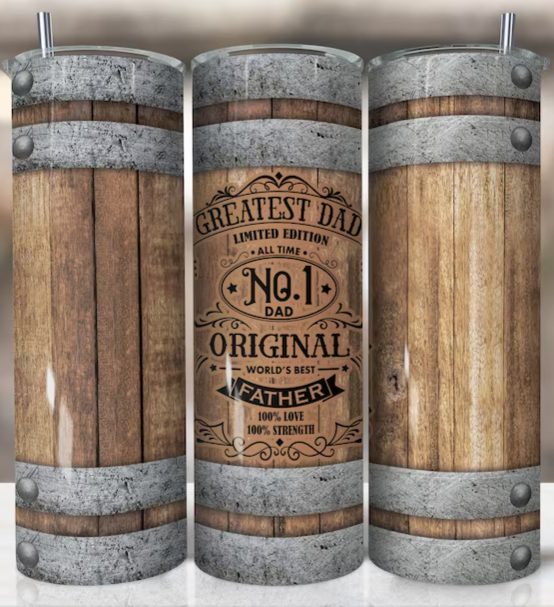 The Greatest Dad 20oz Tumbler OR 4 in 1 Can Cooler