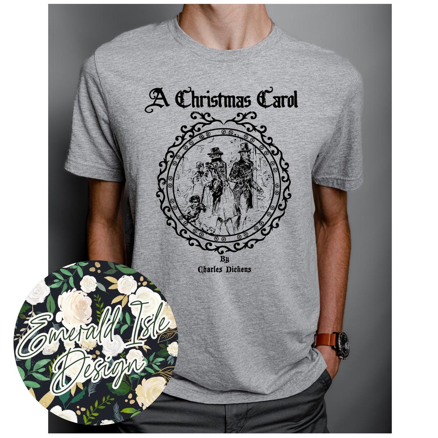A Christmas Carol Book Art Design