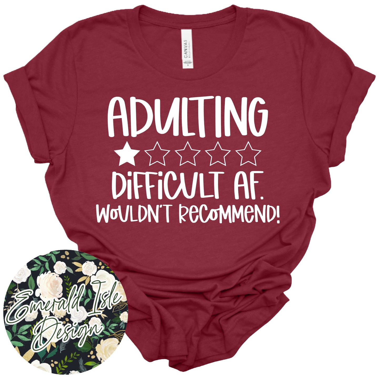 Adulting Difficult AF Wouldn't Recommend Design
