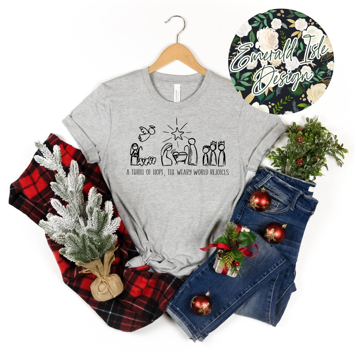 SALE** A Thrill Of Hope The Weary World Rejoices Design