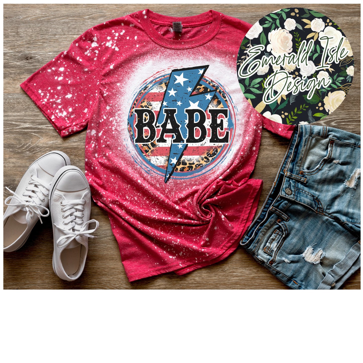 Babe Lightning Bolt Design