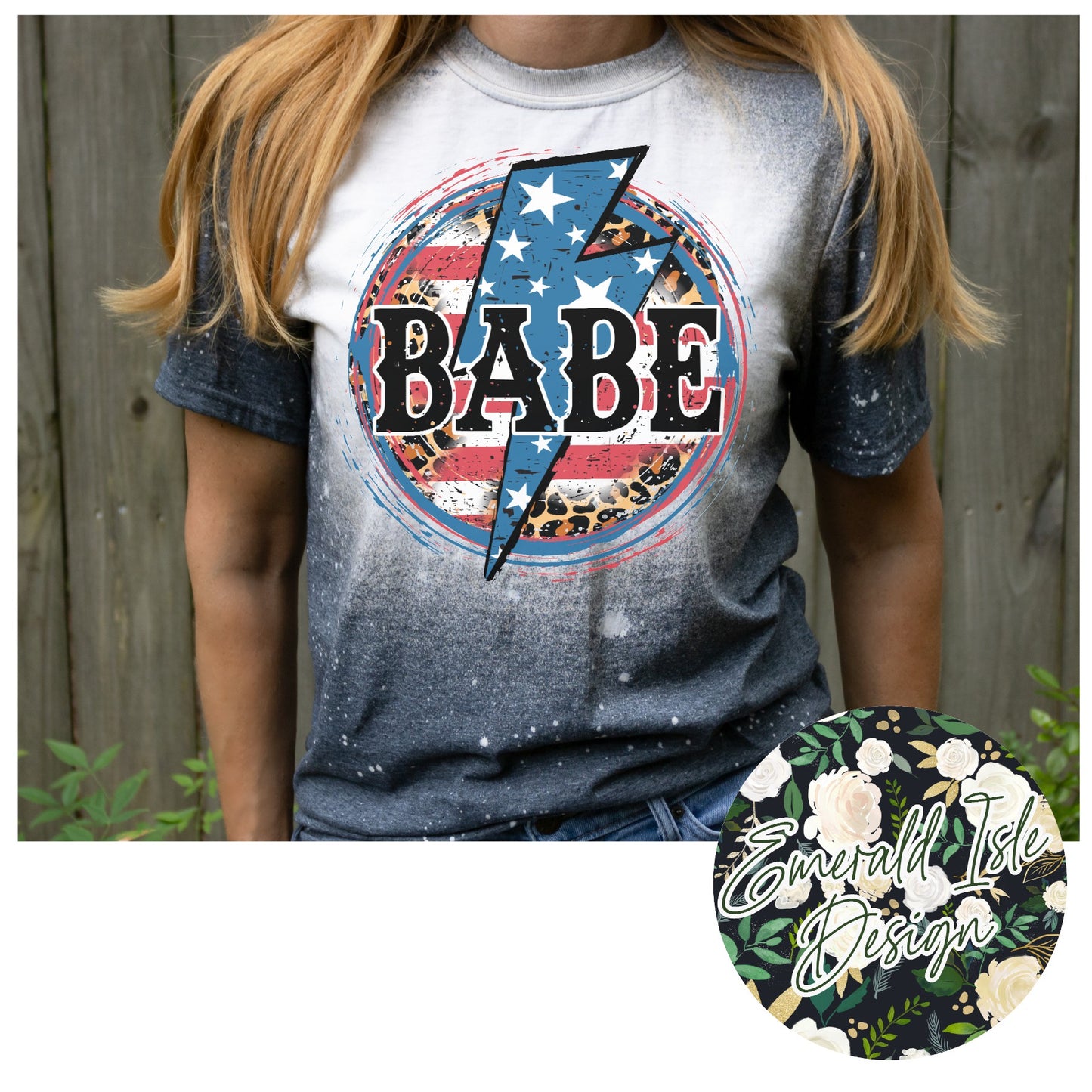 Babe Lightning Bolt Design