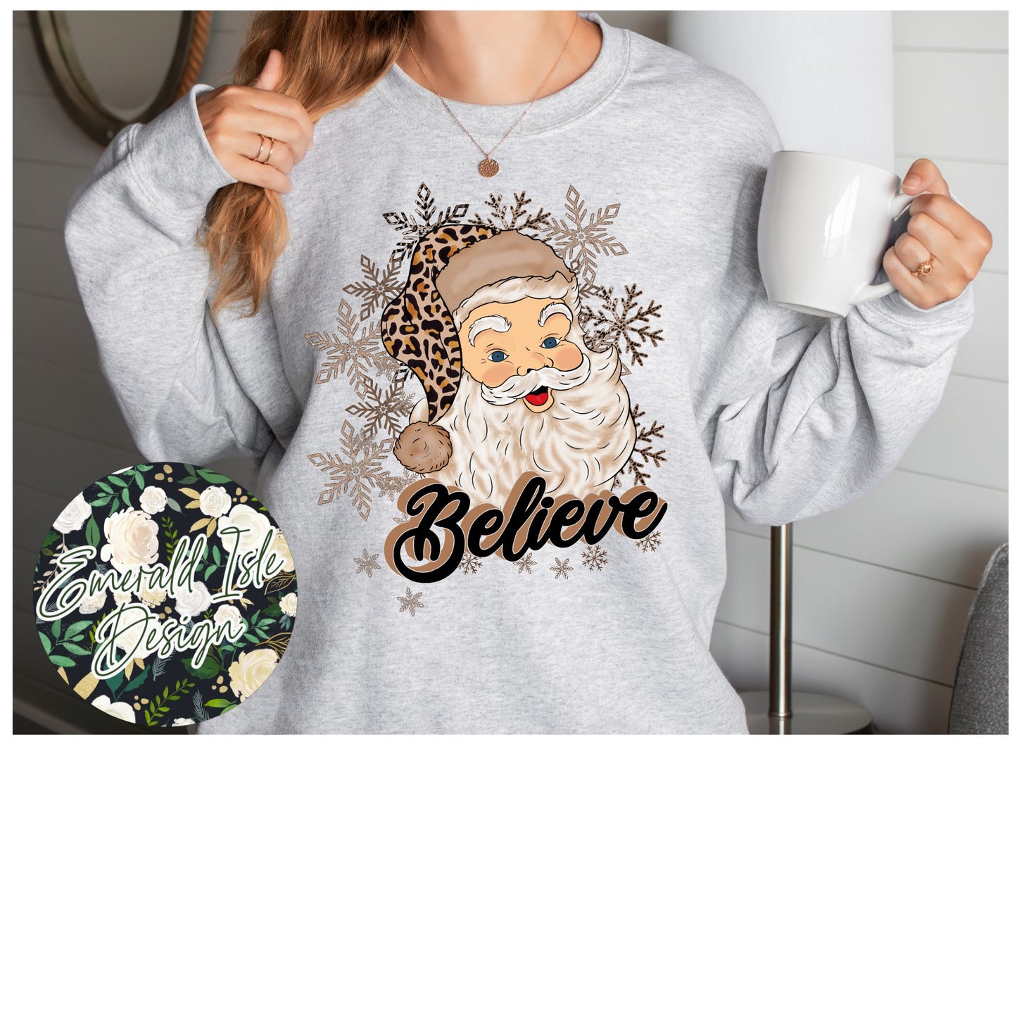 Believe Leopard Print Design