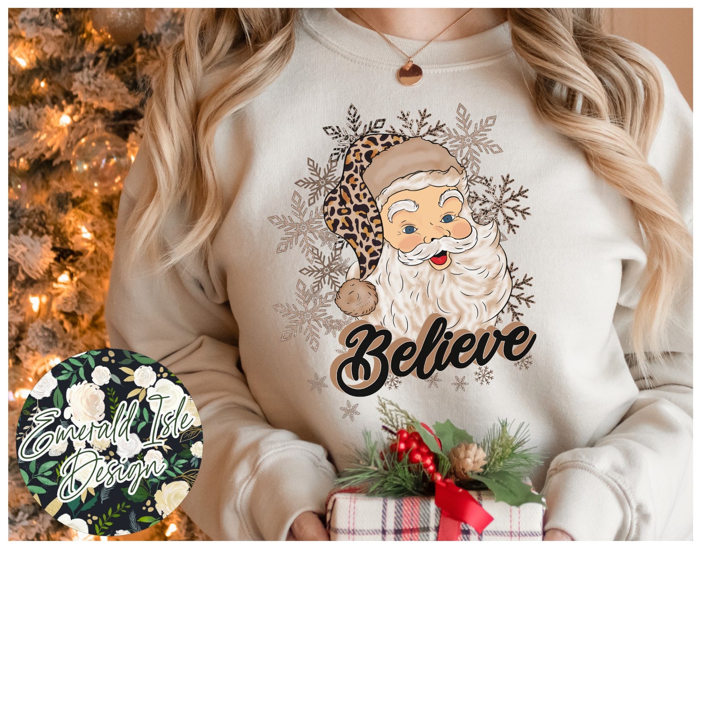 Believe Leopard Print Design