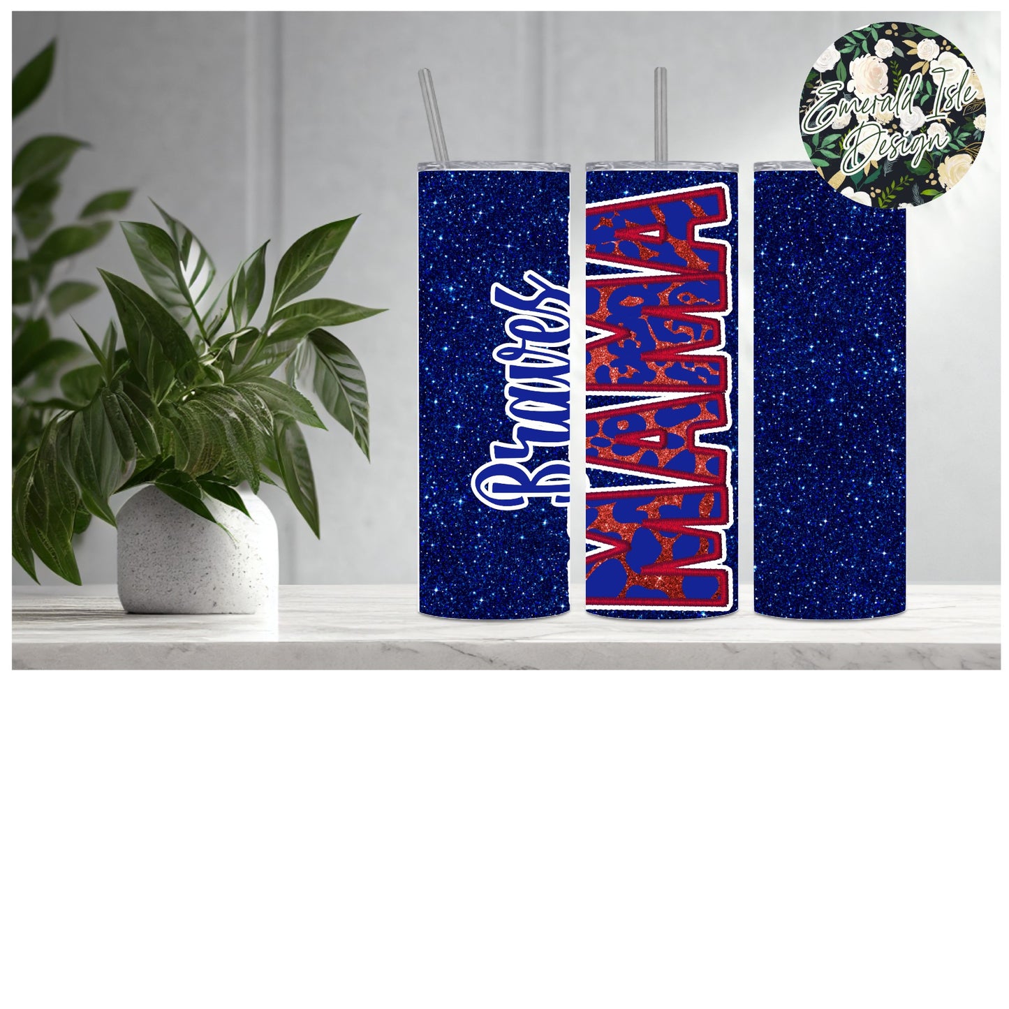 Braves Mama Tumbler