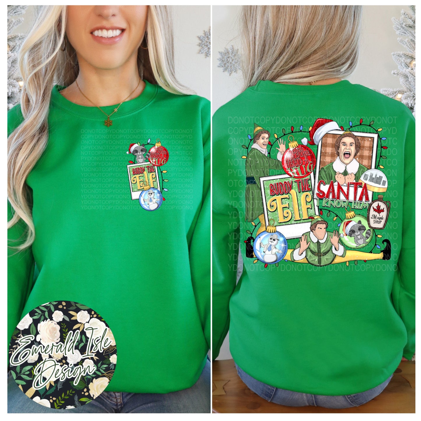 Elf Santa I Know Him Design