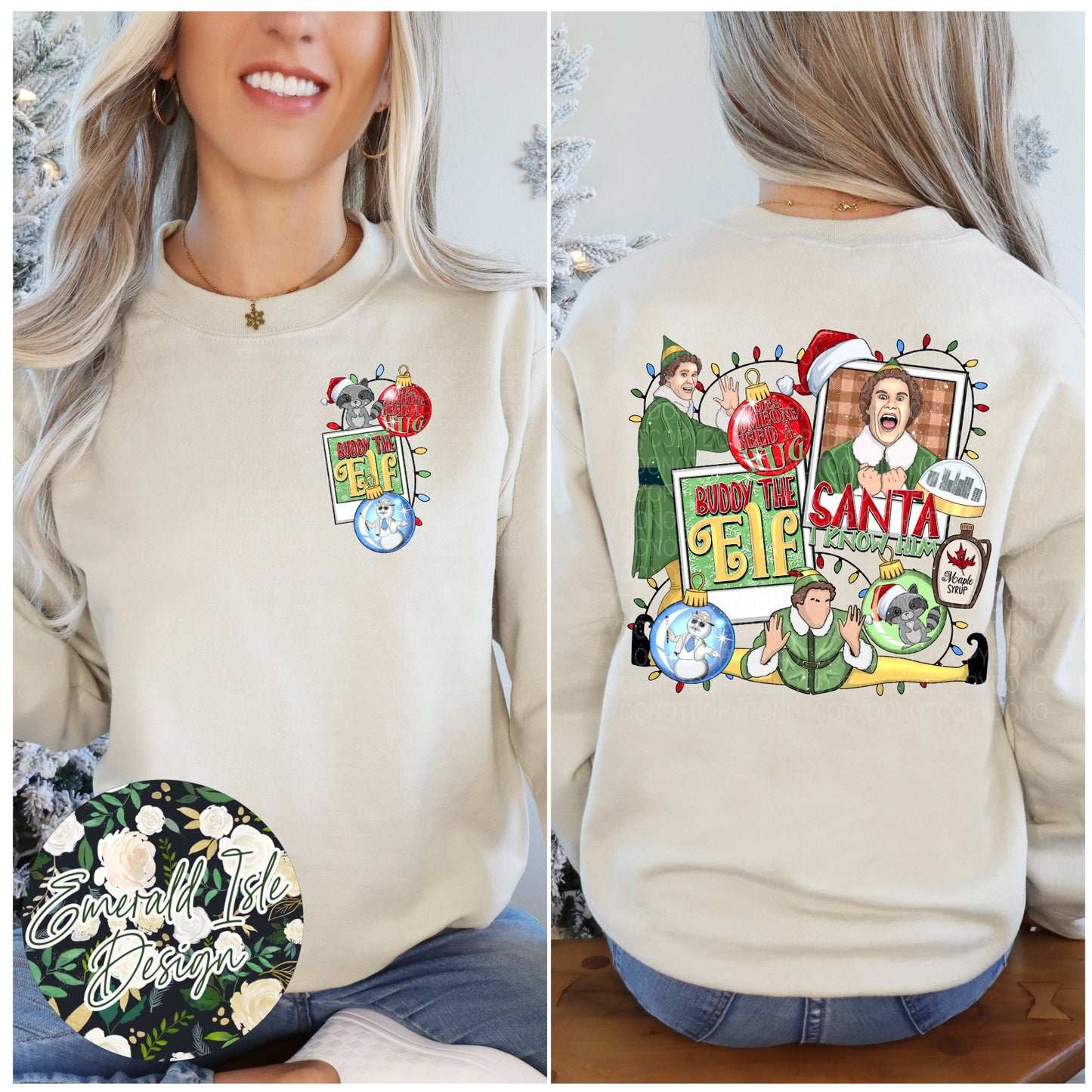 Elf Santa I Know Him Design