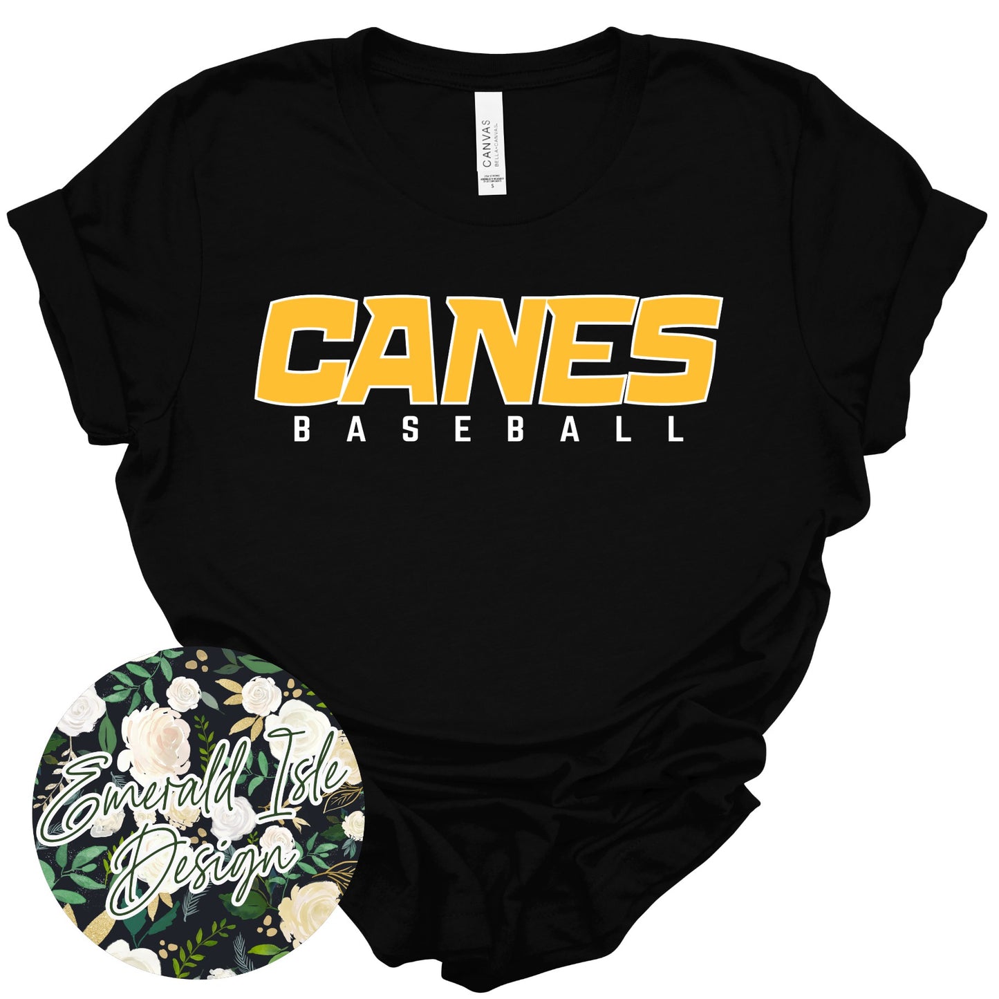 Canes Baseball Design