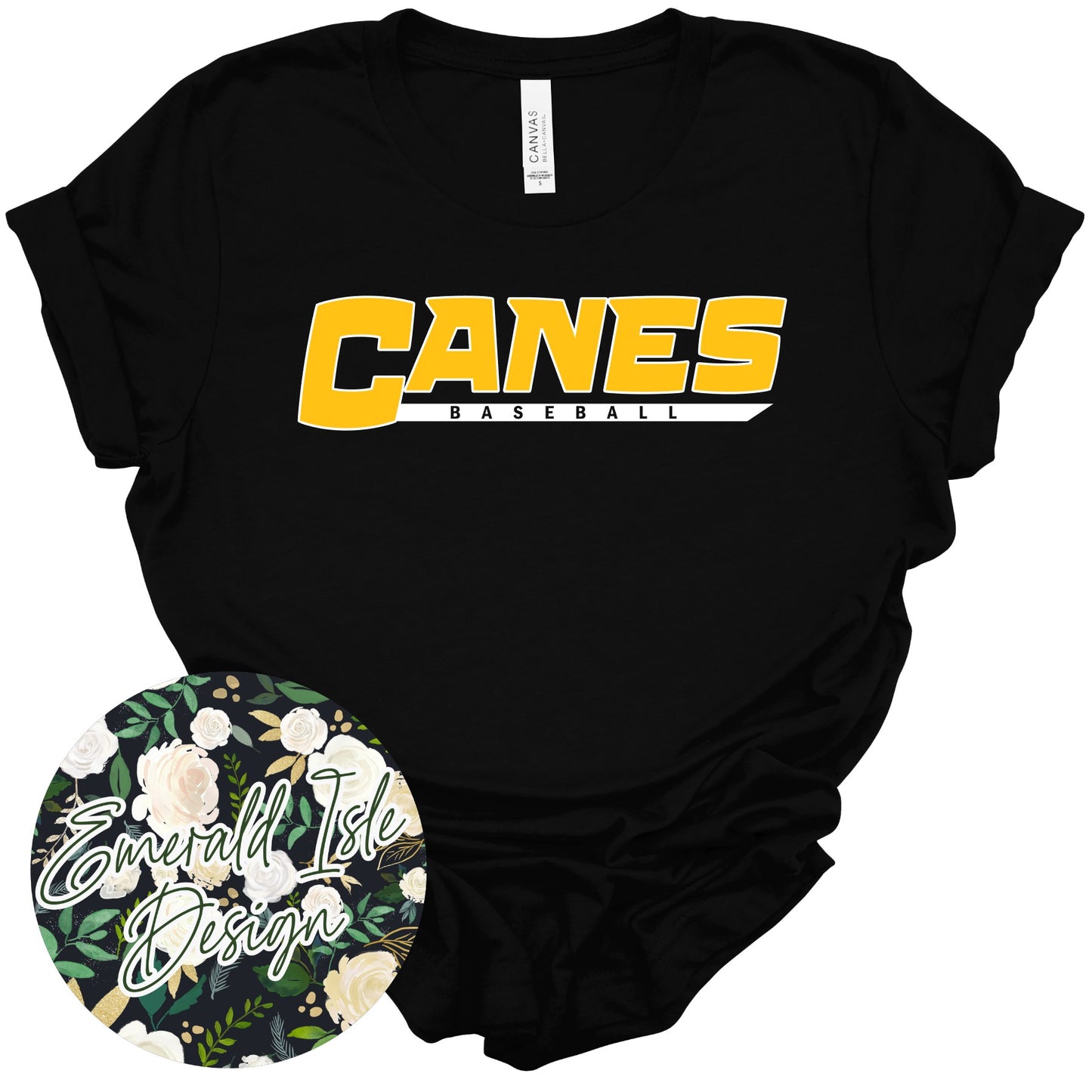 Canes Baseball Underline Design