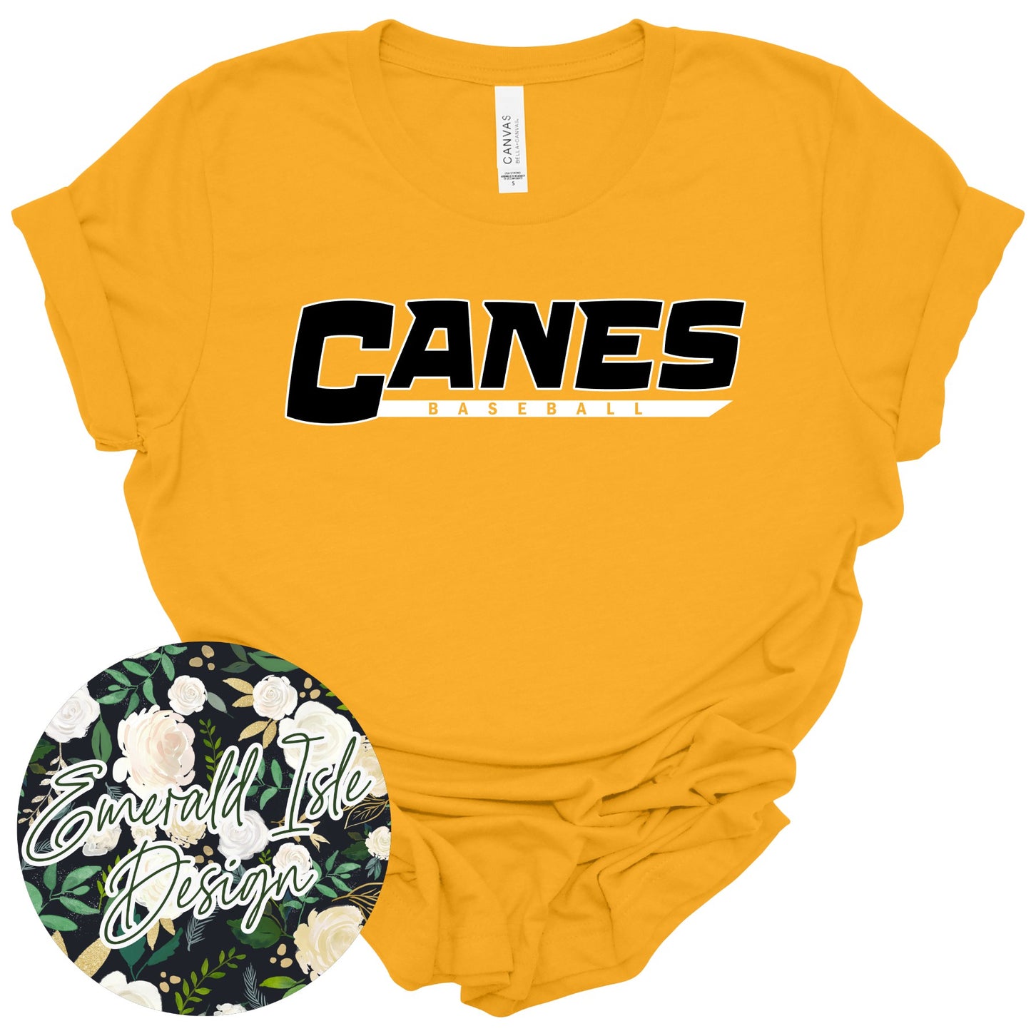 Canes Baseball Underline Design