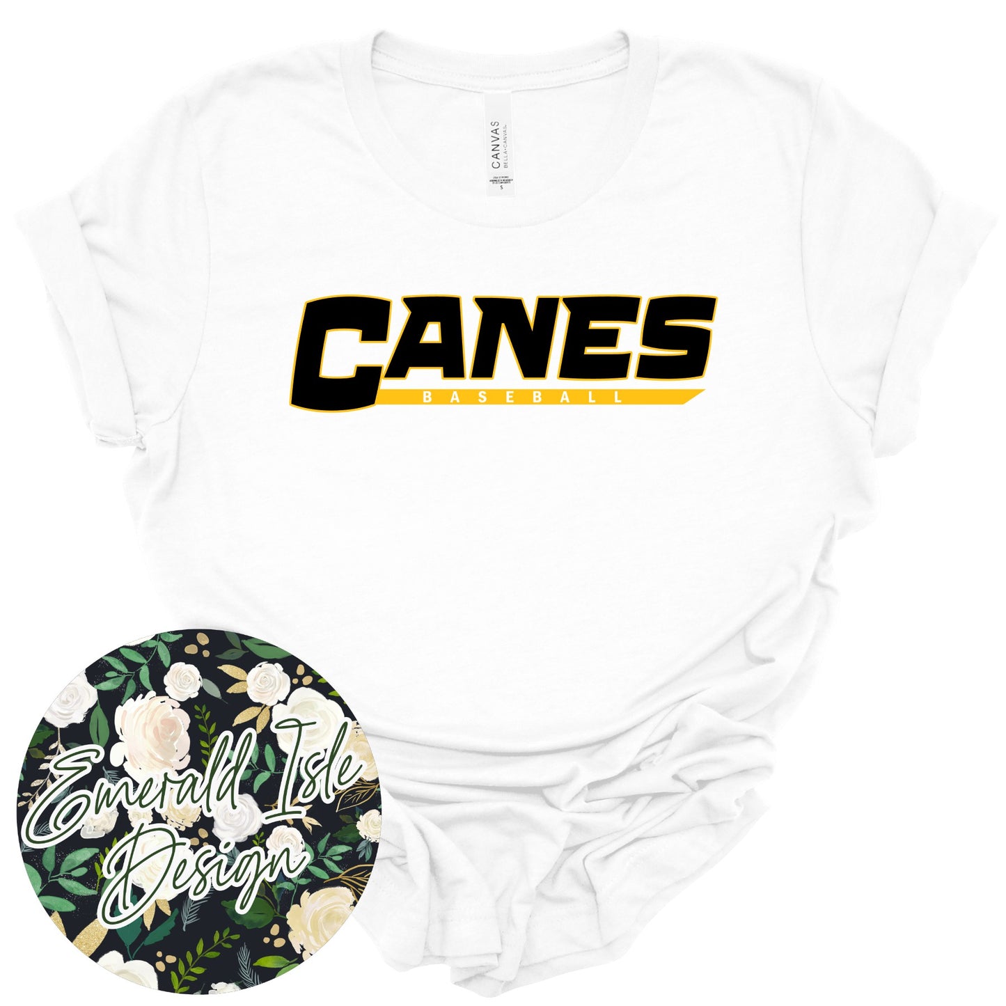 Canes Baseball Underline Design