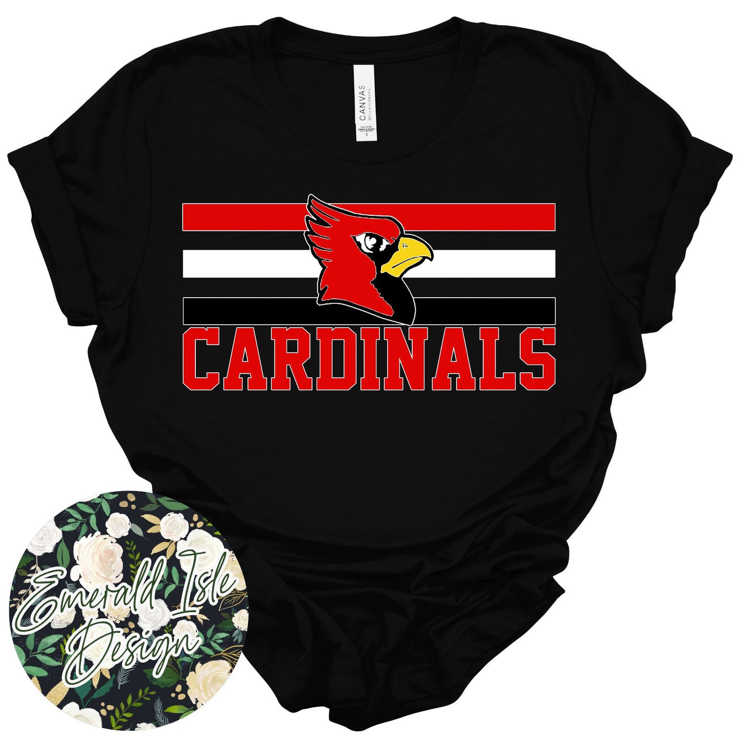 Cardinals Stripes Design