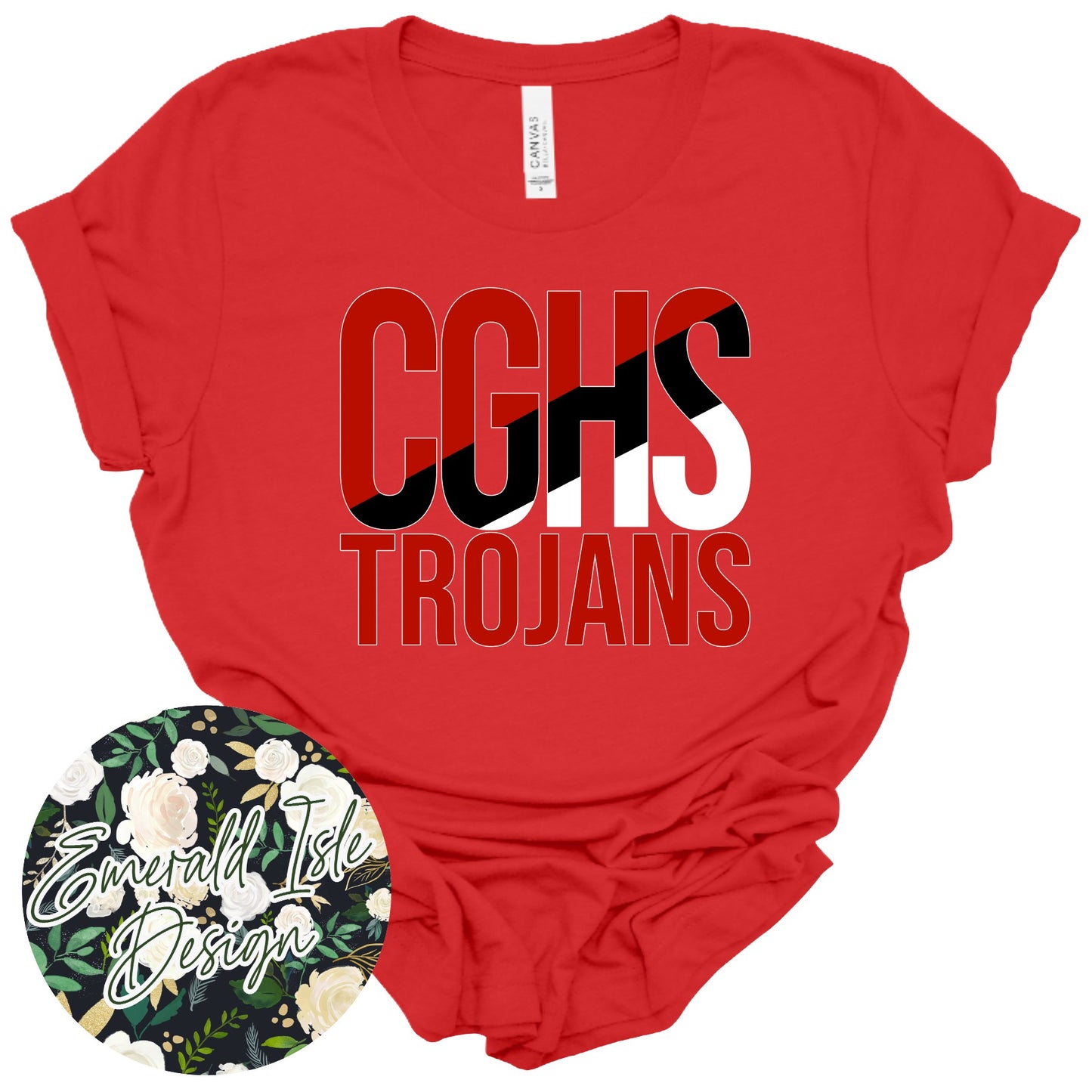 CGHS Trojans Slant Design