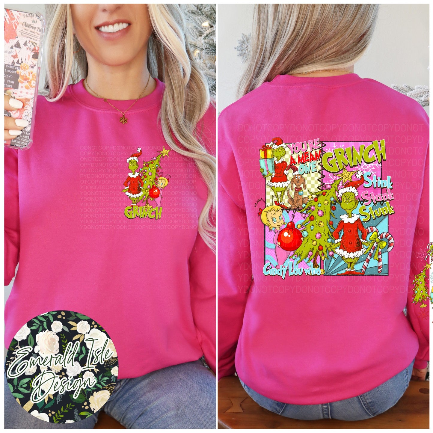 Cindy Lou with Sleeve Detail Design