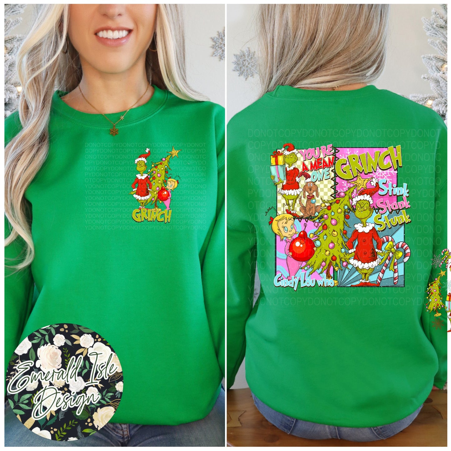 Cindy Lou with Sleeve Detail Design