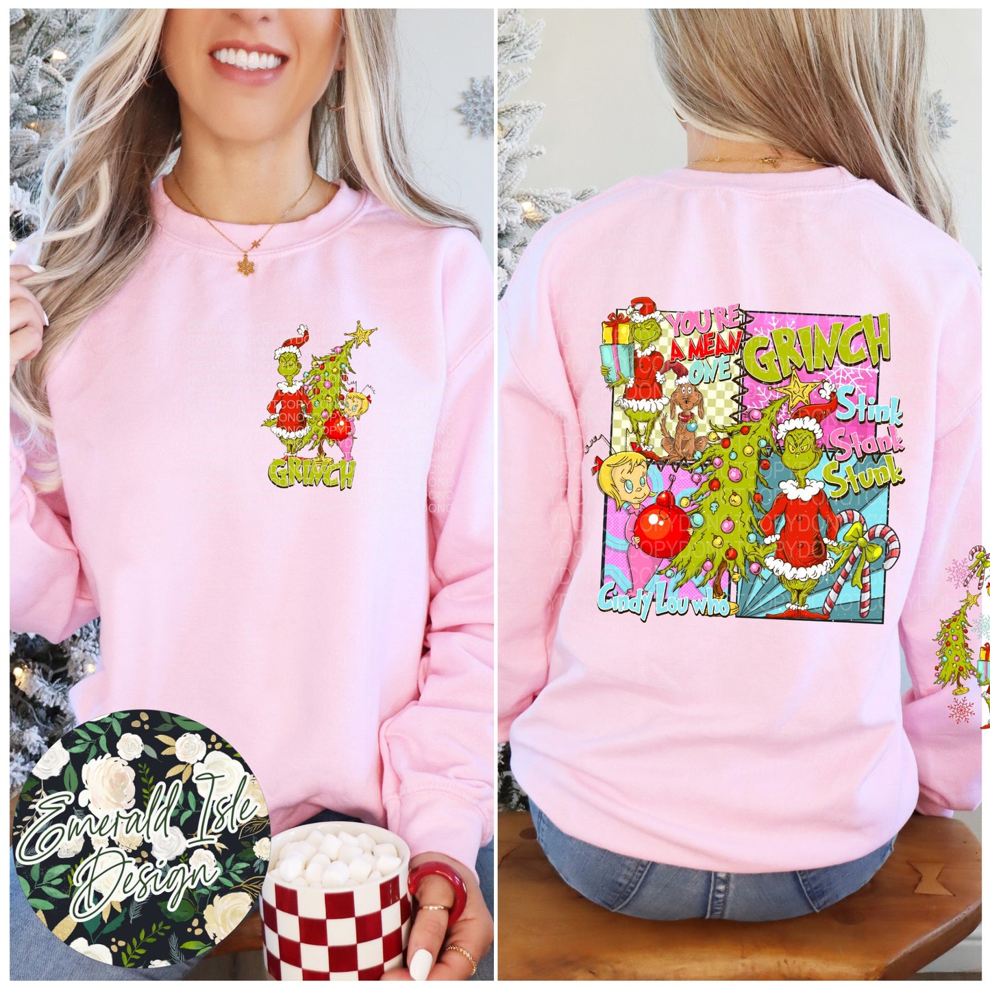 Cindy Lou with Sleeve Detail Design