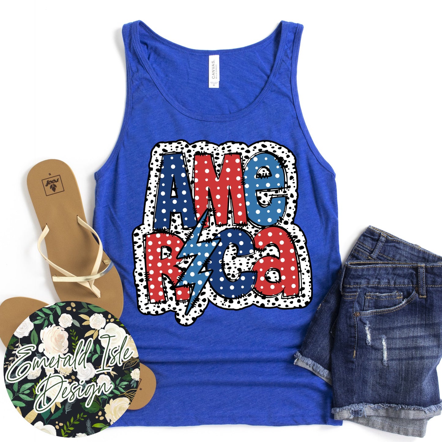 Dalmatian America Design (Youth Sizes Available)