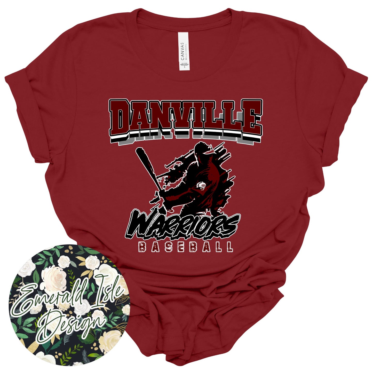 Danville Warriors Baseball Design