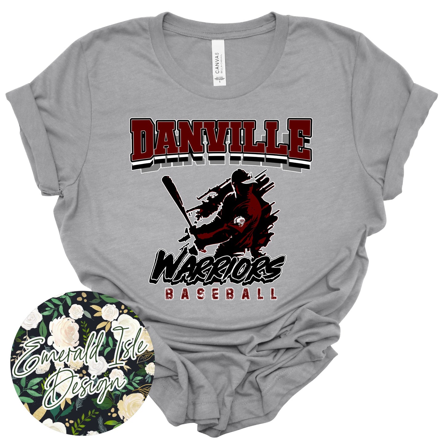 Danville Warriors Baseball Design