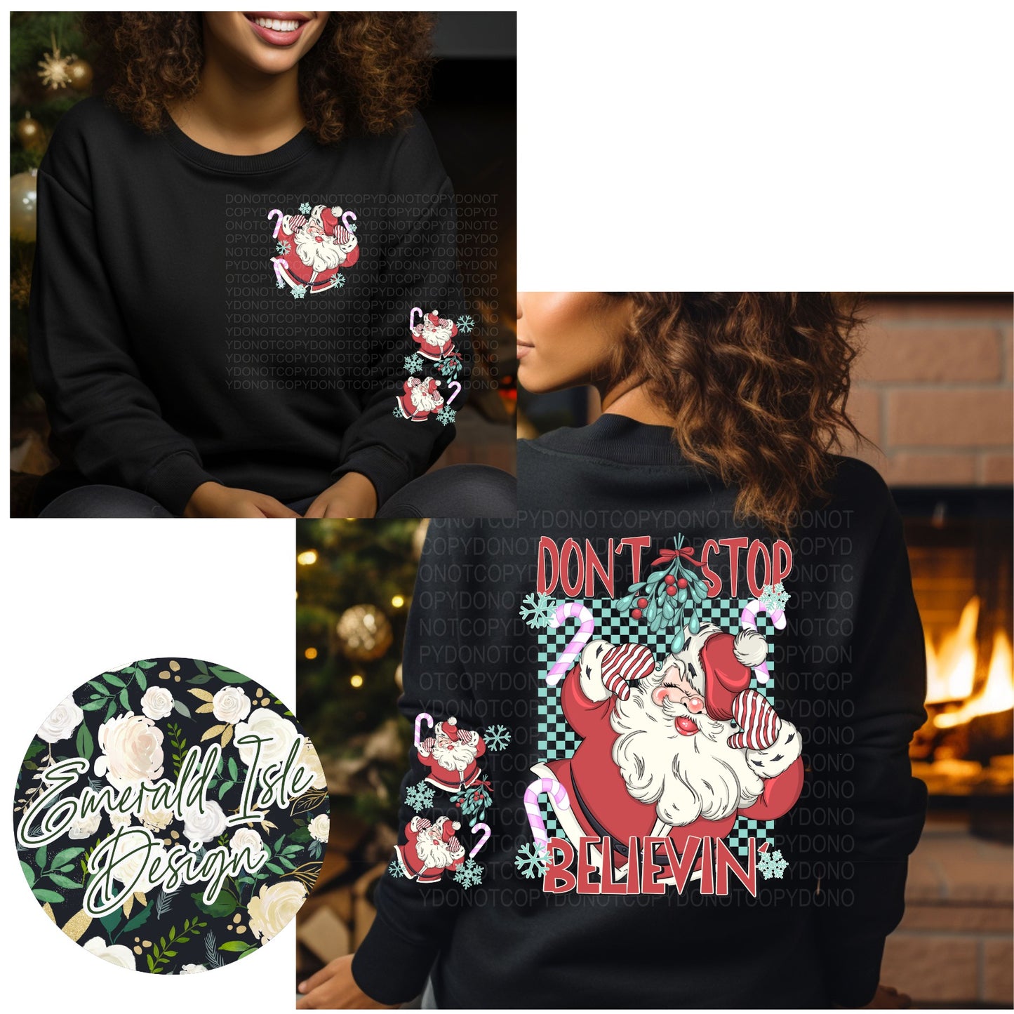 Don't Stop Believin' with Sleeve Detail Design