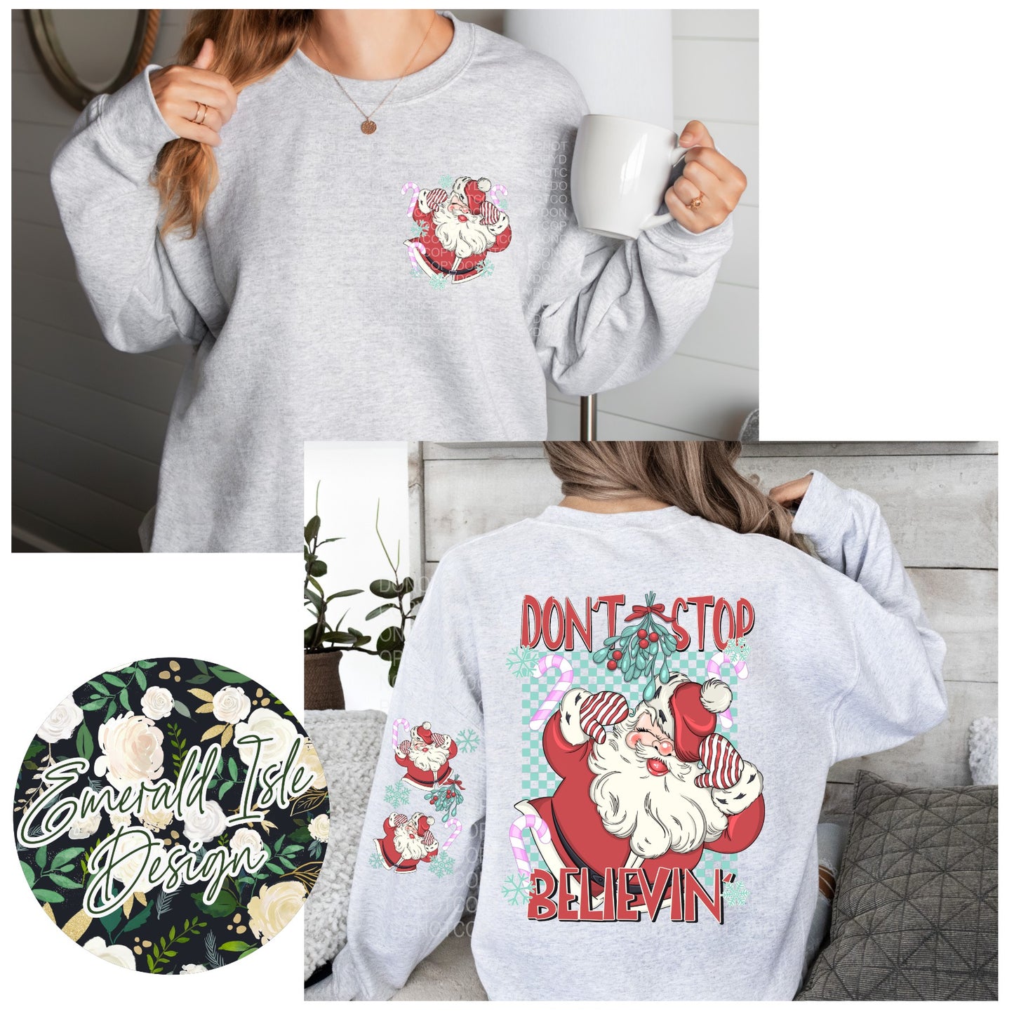 Don't Stop Believin' with Sleeve Detail Design