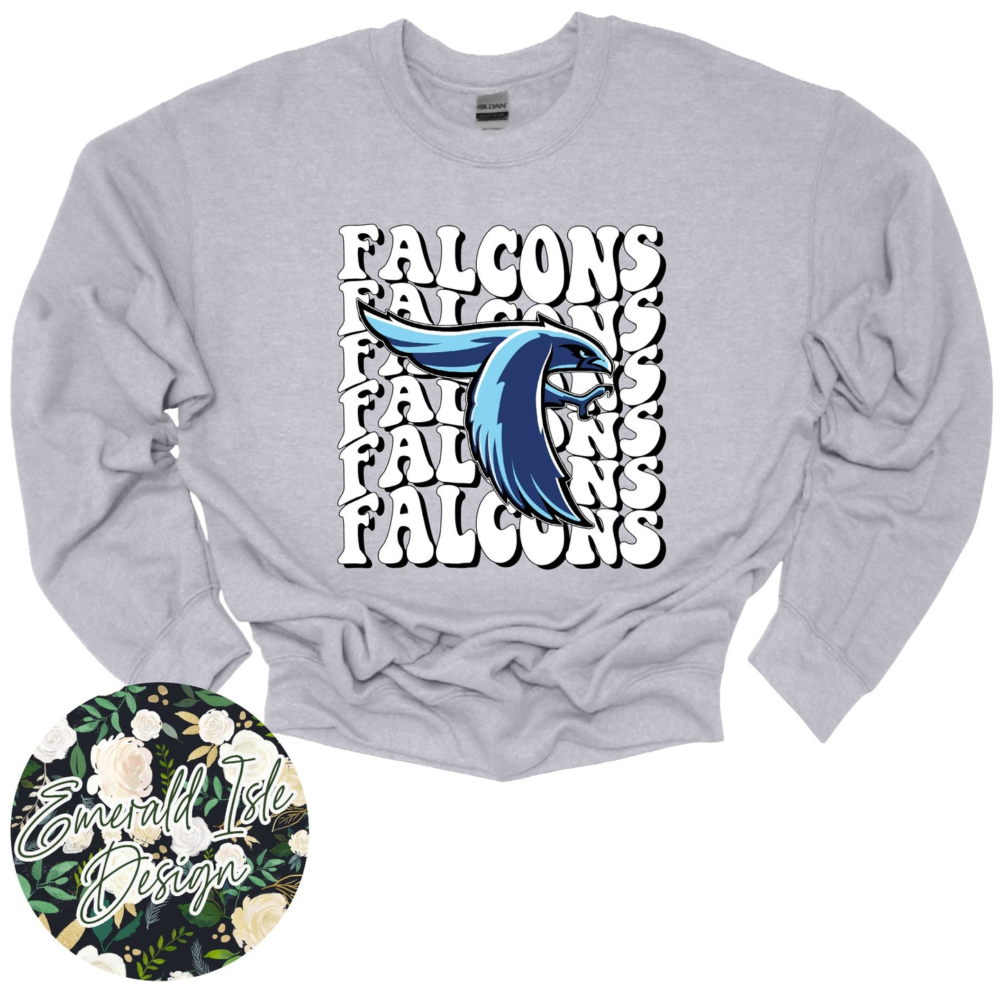 Falcons Groovy Repeat Design