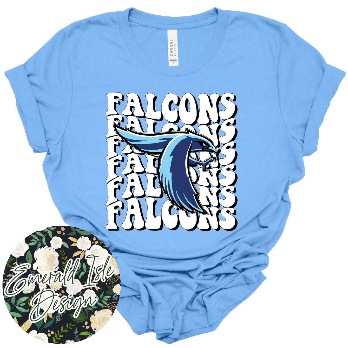 Falcons Groovy Repeat Design
