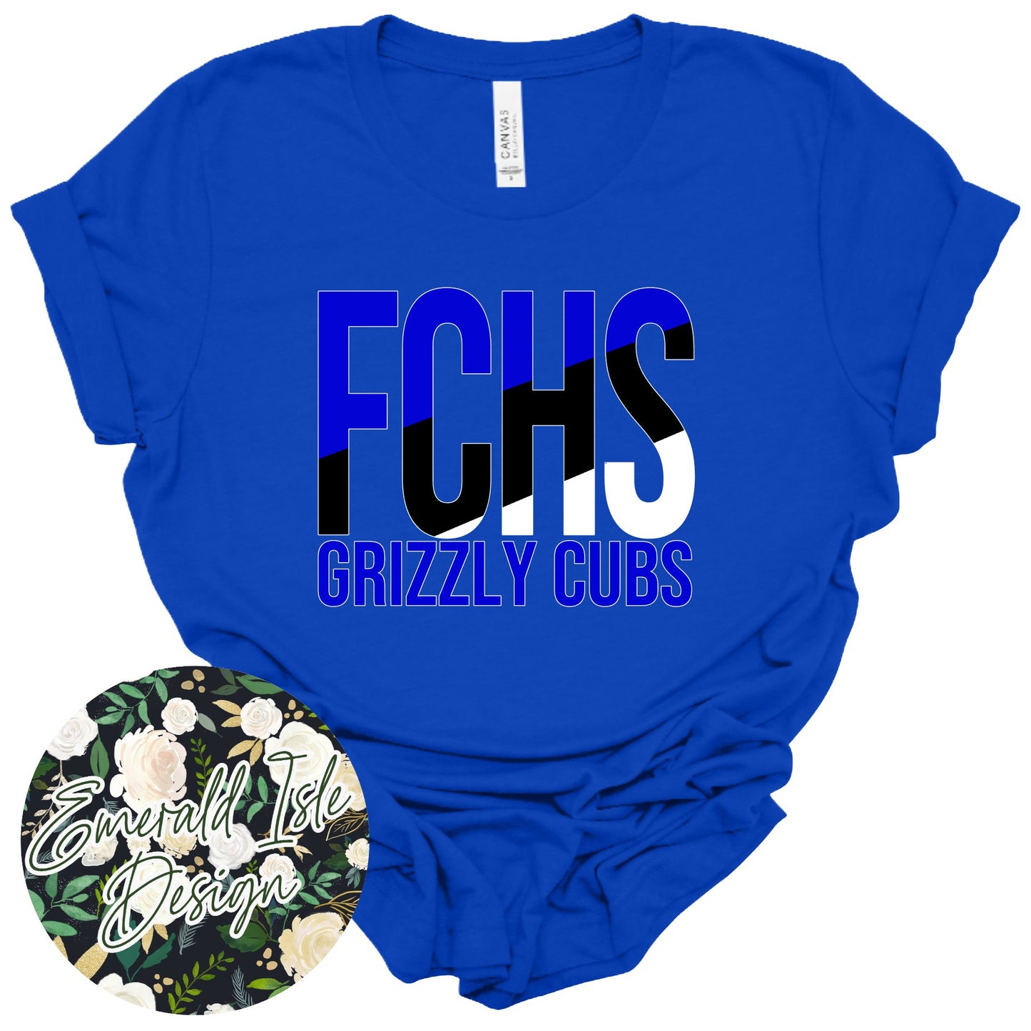 FCHS Grizzly Cubs Slant Design