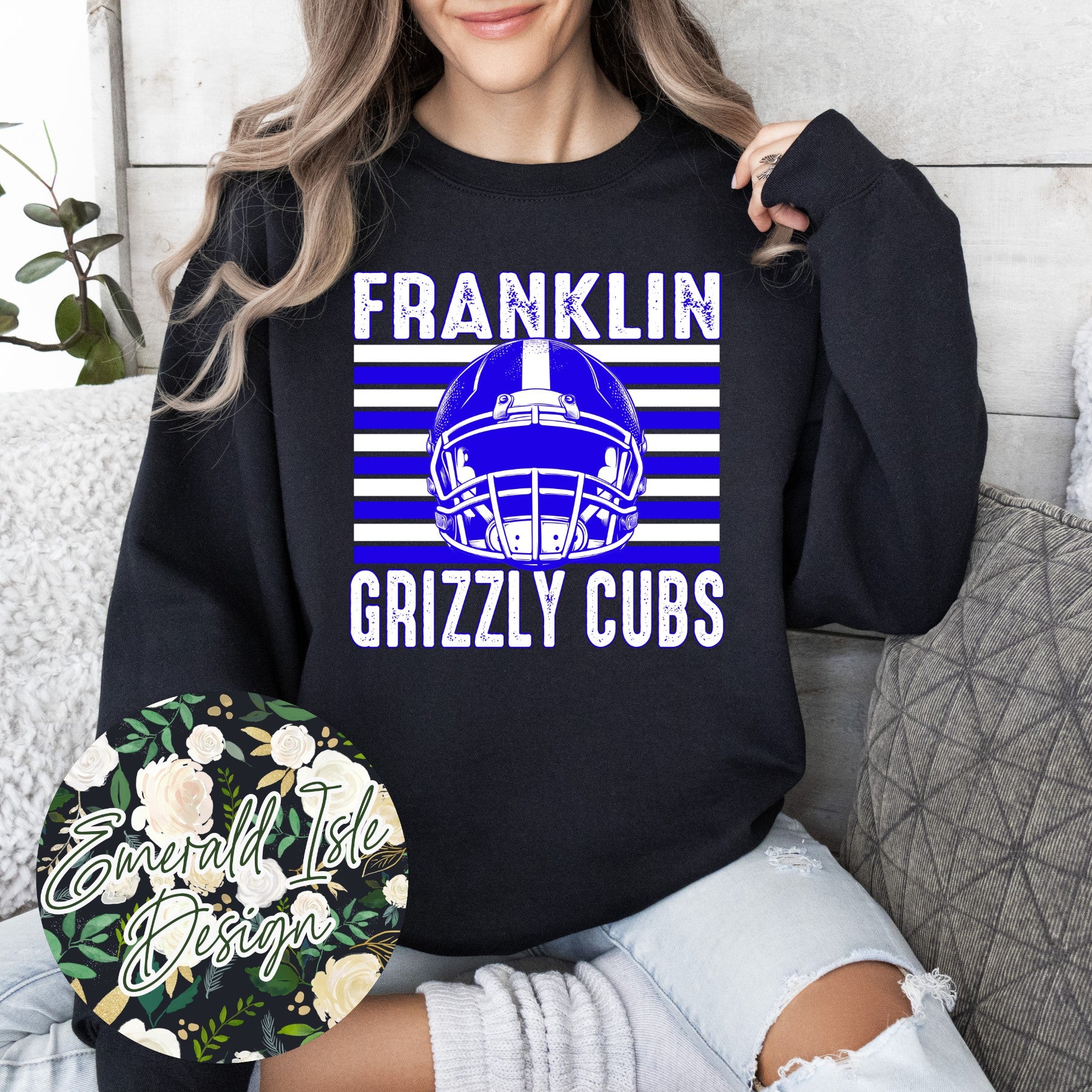 cubs football helmet Franklin Football Helmet Design