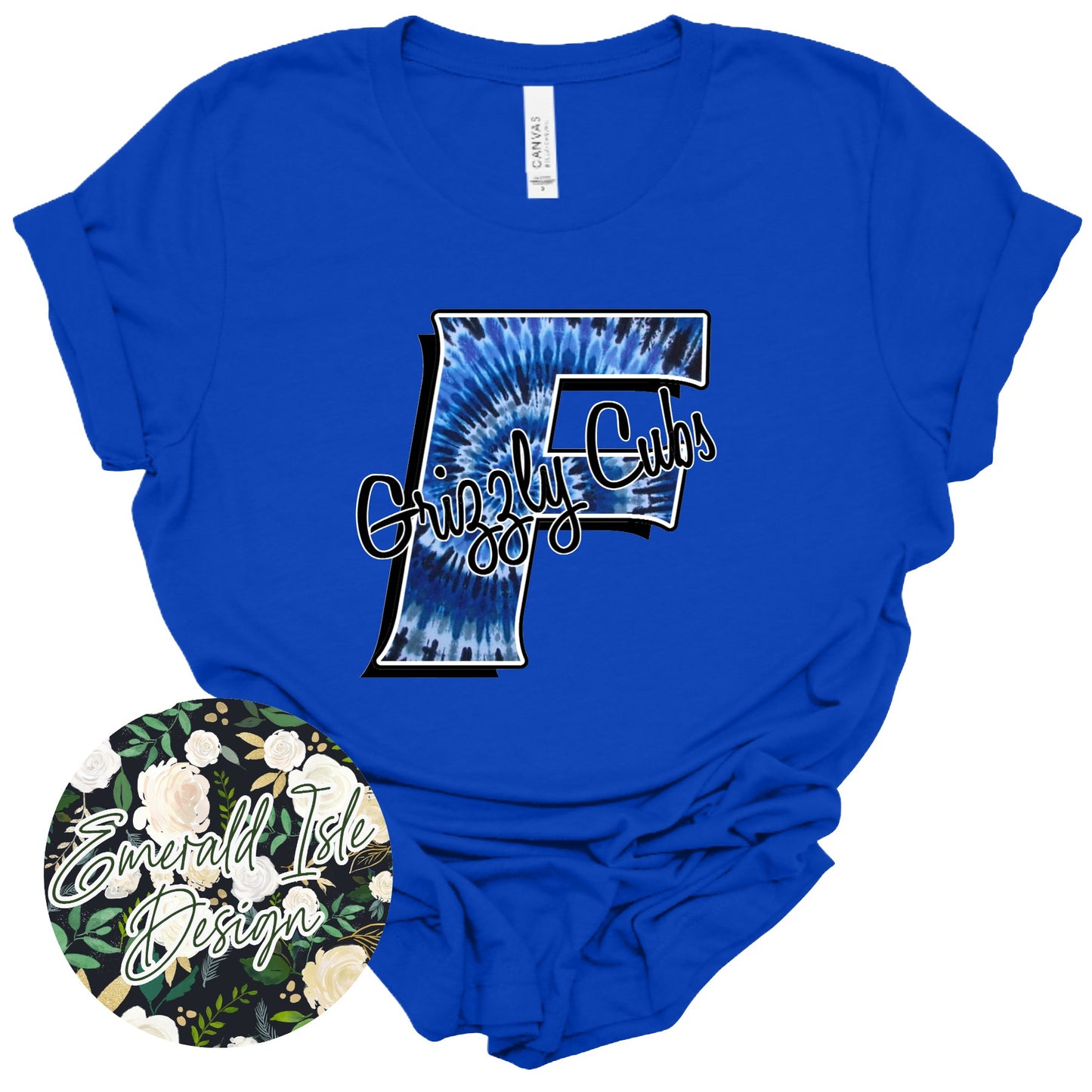 Franklin Tie Dye F Design