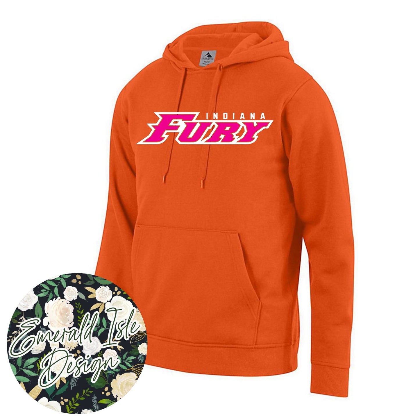 Indiana Fury Logo on Augusta Performance Sportswear