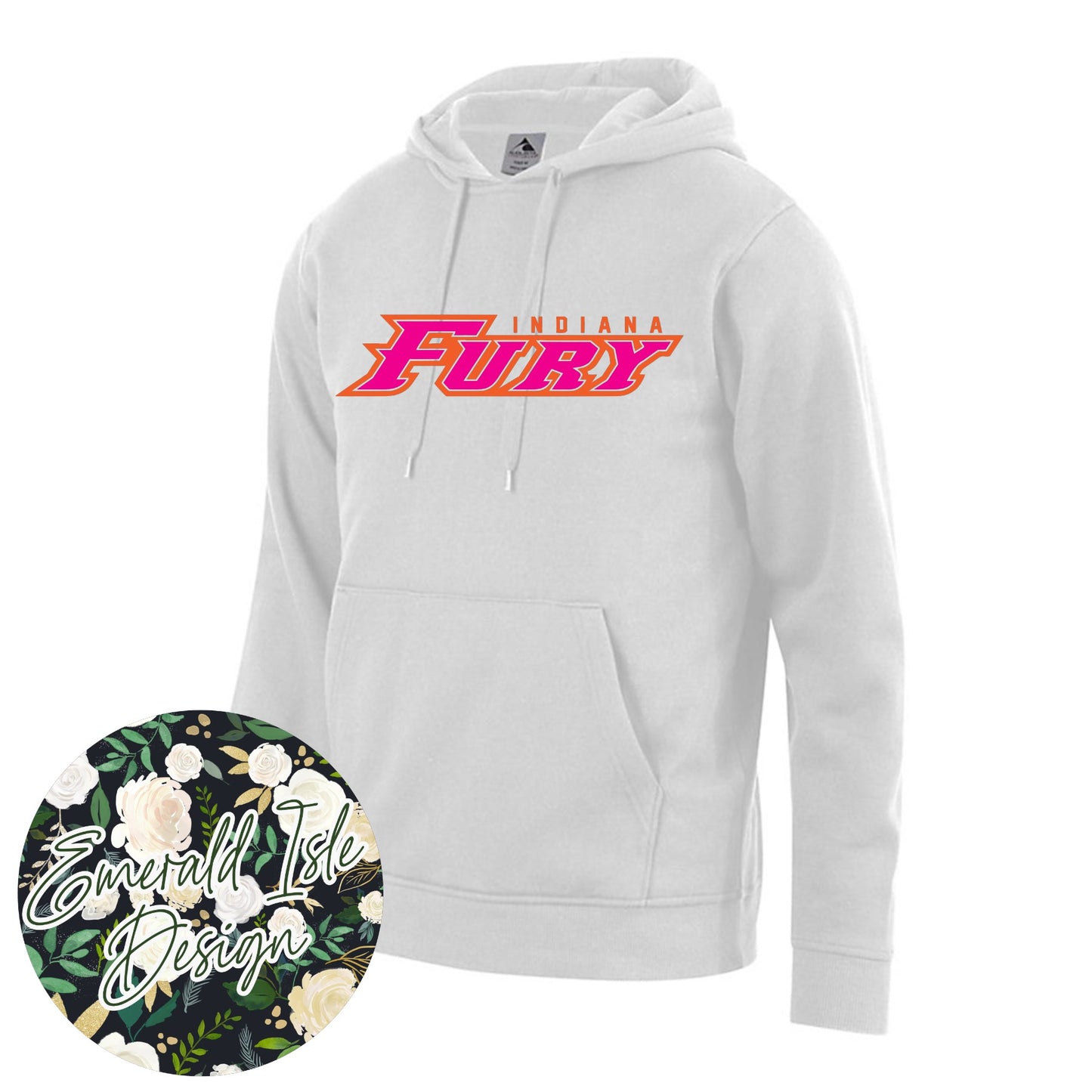 Indiana Fury Logo on Augusta Performance Sportswear