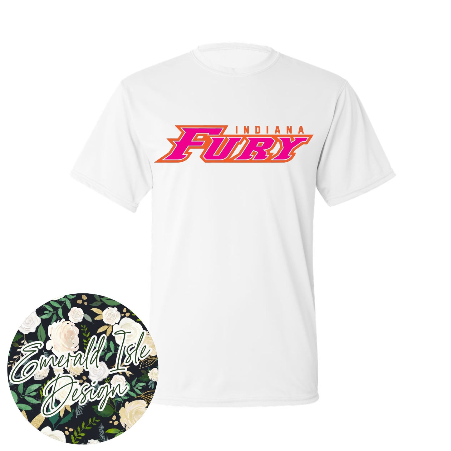 Indiana Fury Logo on Augusta Performance Sportswear