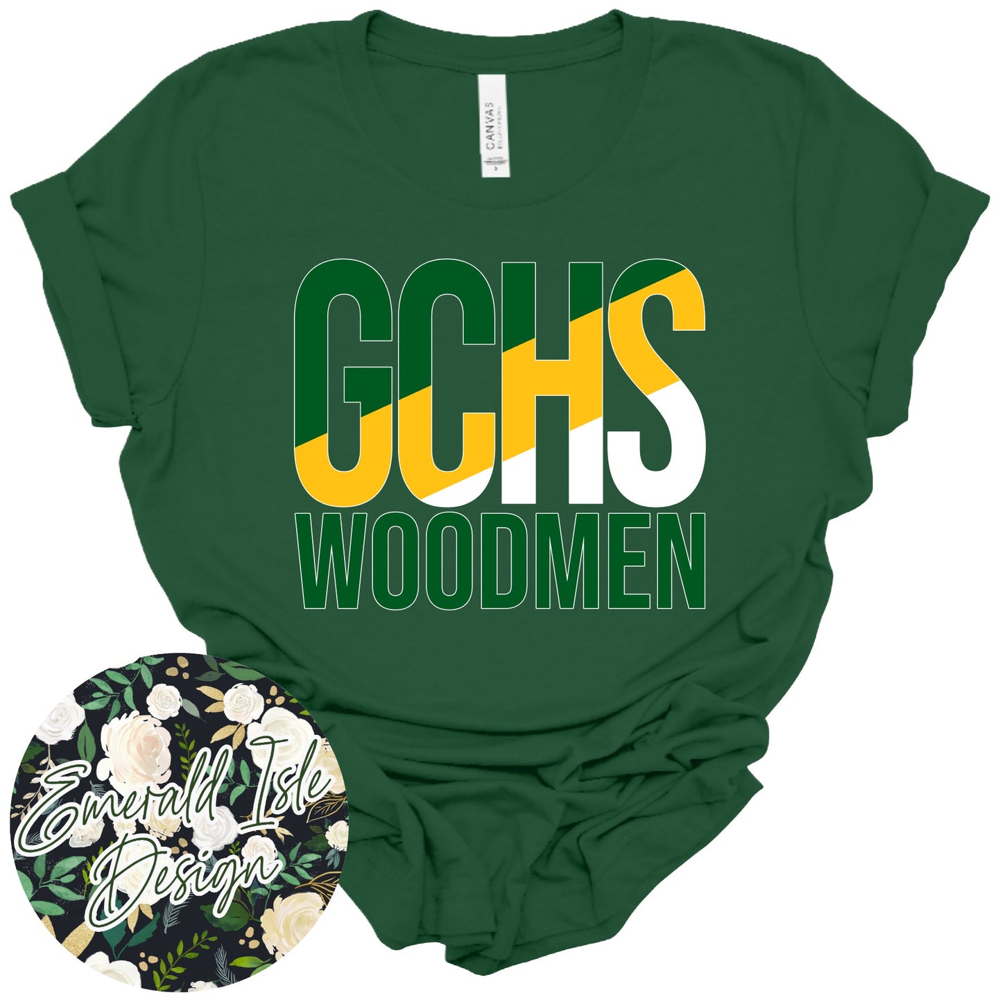 GCHS Woodmen Slant Design