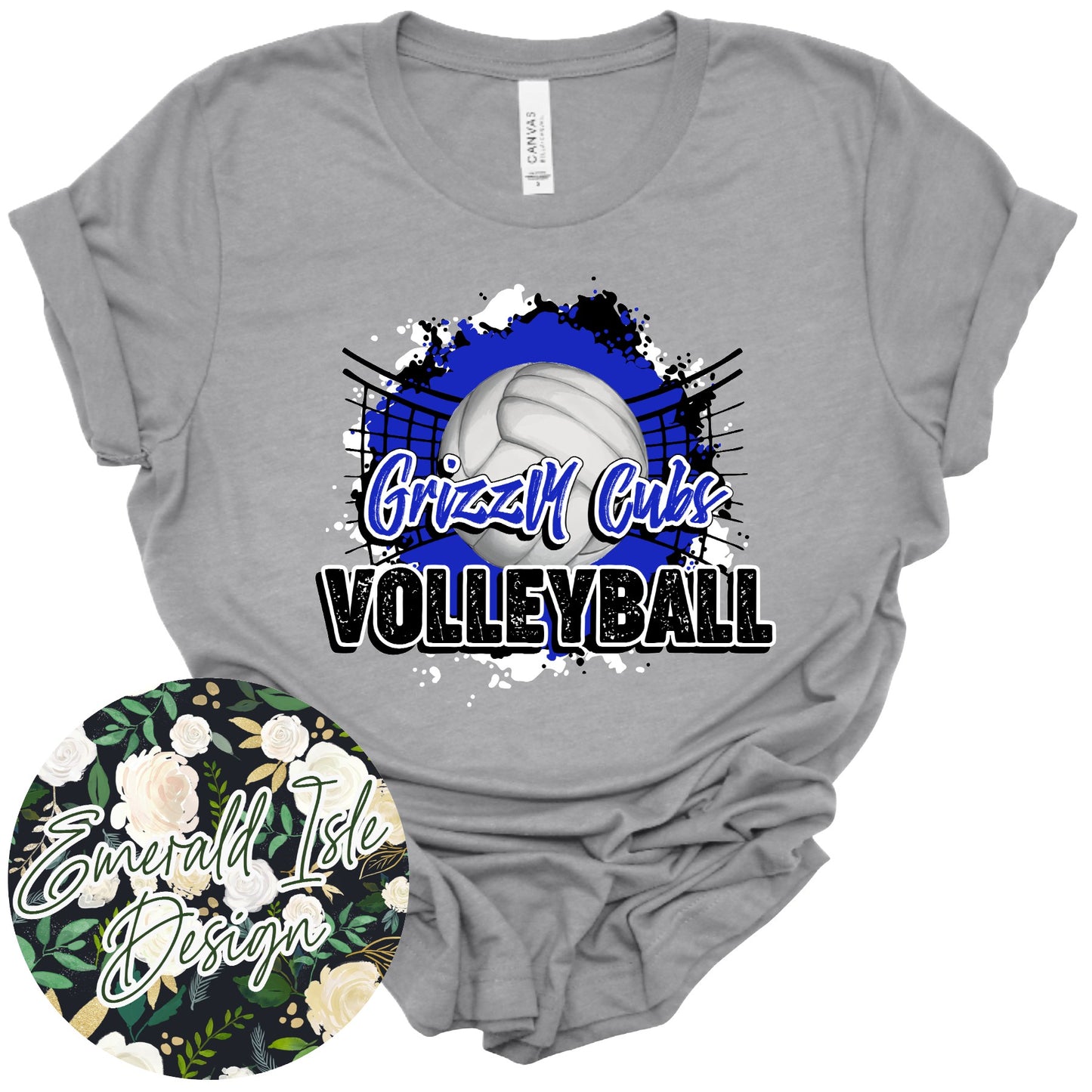 Grizzly Cubs Volleyball Design