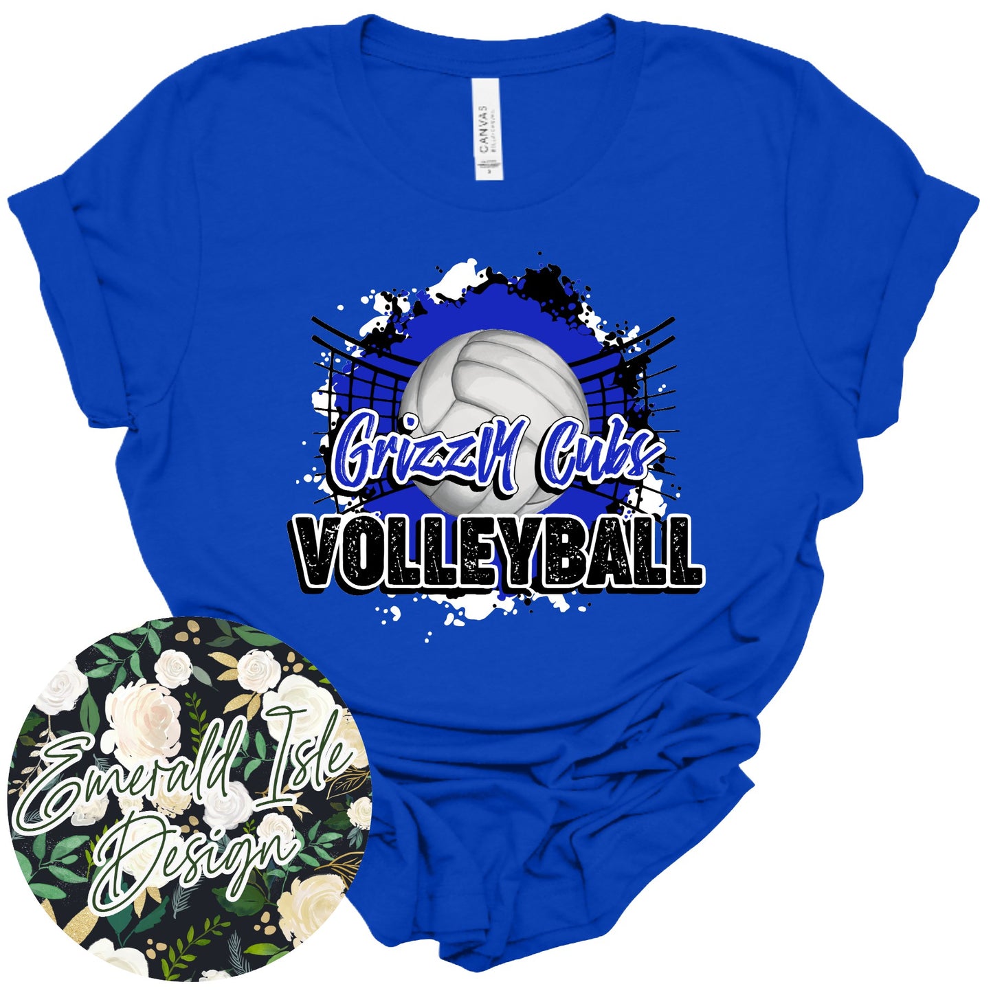Grizzly Cubs Volleyball Design