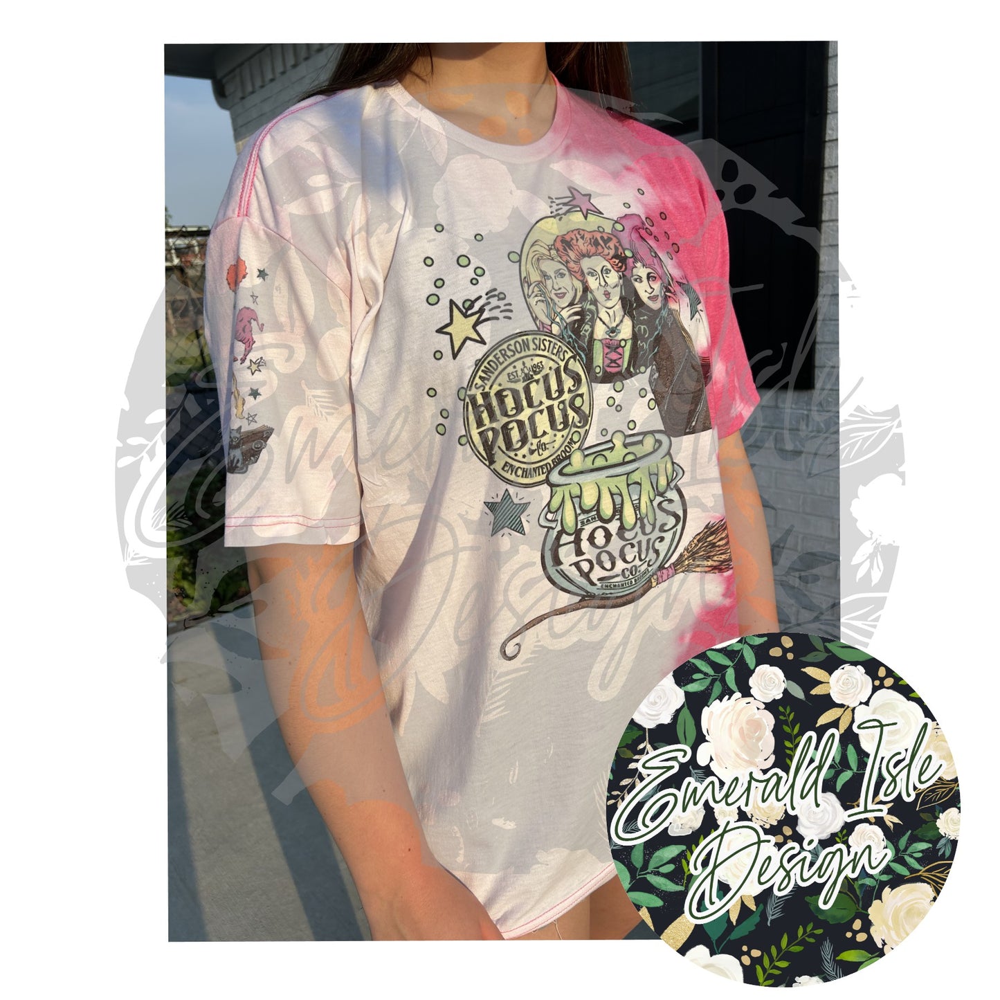 HP Half Bleach T with Sleeve Detail