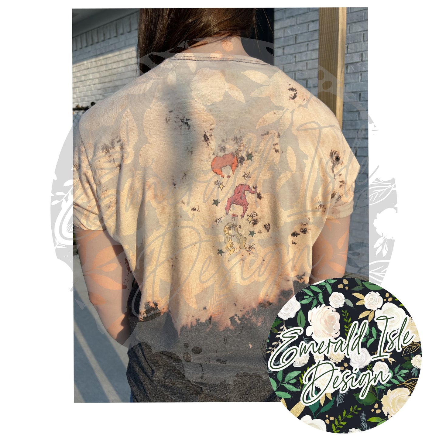 HP Half Bleach T with Back Detail