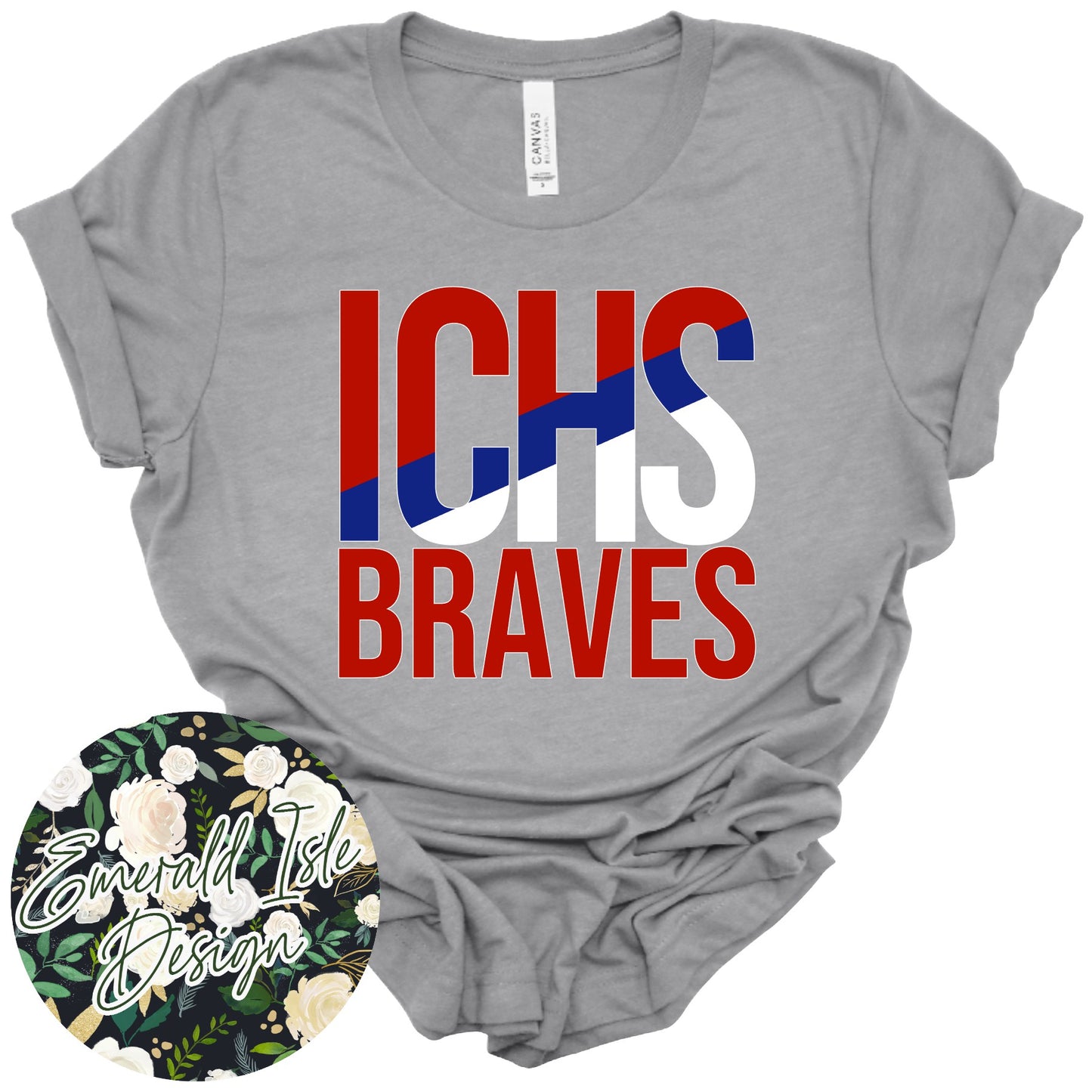 ICHS Braves Slant Design