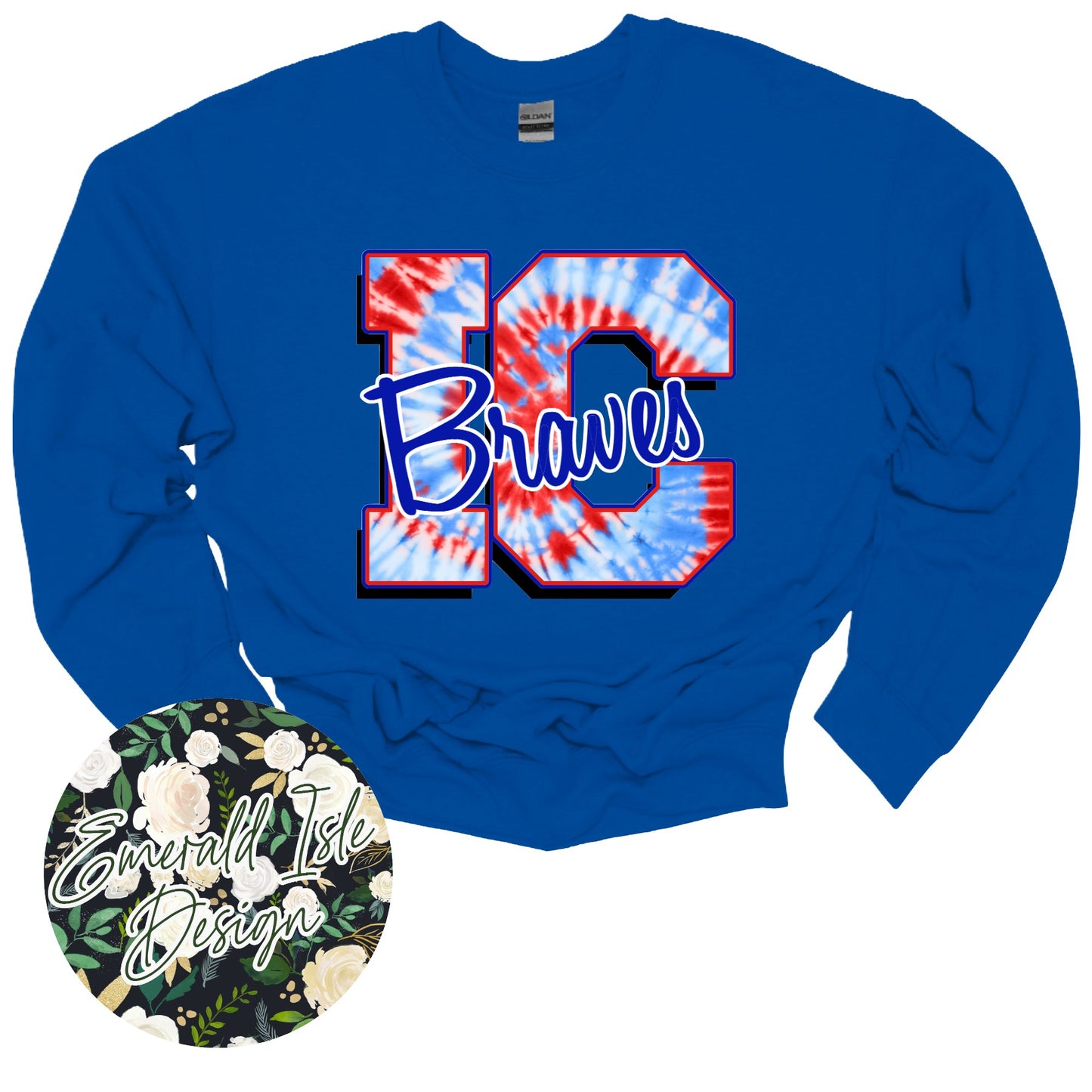 Indian Creek Tie Dye Design